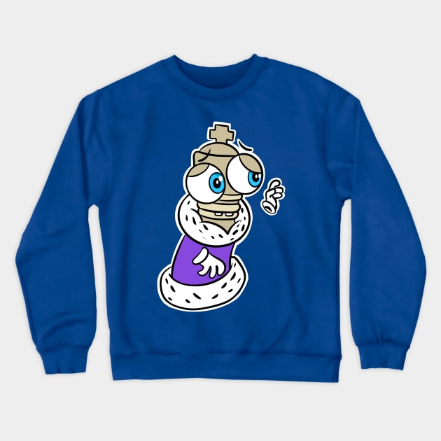 the sad baby King Crewneck Sweatshirt by rollout578